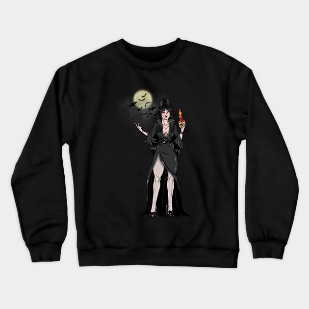 Elvira Crewneck Sweatshirt by MauryAraya316